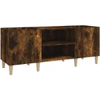 vidaXL Plattenschrank Räuchereiche 121x38x48 cm Holzwerkstoff