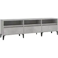 vidaXL TV-Schrank Betongrau 150x30x44,5 cm Holzwerkstoff