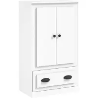 vidaXL Highboard Weiß 60x35,5x103,5 cm Holzwerkstoff
