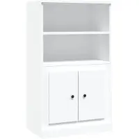 vidaXL Highboard Weiß 60x35,5x103,5 cm Holzwerkstoff