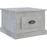 vidaXL Couchtisch Betongrau 50x50x35 cm Holzwerkstoff