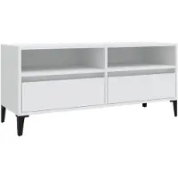 vidaXL TV-Schrank Weiß 100x34,5x44,5 cm Holzwerkstoff