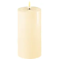 Deluxe Home Art Stumpenkerze LED Creme