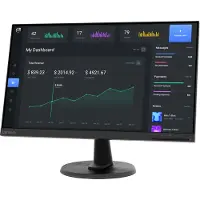 Lenovo D24-40 - LED-Monitor - 61 cm (24") (23.8" sichtbar) - 1920 x 1080 Full HD (1080p) - VA - 250 cd/m²