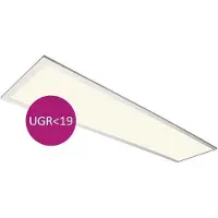 LumenXL Dimmbares LED Panel -120x30cm - UGR<19 - 30W, -3000K - 114lm/W