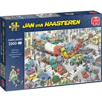 Royal Jumbo BV Jan van Haasteren - Verkehrschaos (3000 Teile), 3000 Stück(e), Humor, 12 Jahr(e)