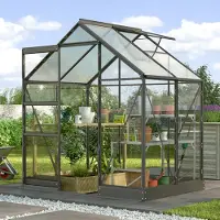 Pergart Vitavia, Gewächshaus "Kapitol 2500", schwarz, 2,5 m²
