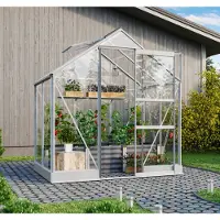 E.P.H. Schmidt Vitavia Gewächshaus "Eris" 2500 alu eloxiert 2,5 m² 3 mm ESG