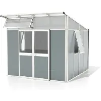 Pergart Vitavia, Gerätehaus "Kosmos", weiß / salbei grün, 7,8 m²