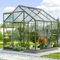 Pergart Vitavia, Aktionsangebot (inkl. 100 Euro Zubehör): Gewächshaus "Kapitol 3800", schwarz, 3,8 m²