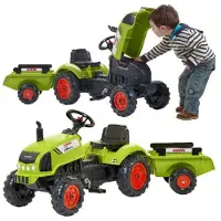 Falk Claas 410 Arion Grüne Pedal-Traktor für Kinder