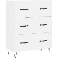vidaXL Sideboard Weiß 69,5x34x90 cm Holzwerkstoff