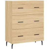 vidaXL Sideboard Sonoma-Eiche 69,5x34x90 cm Holzwerkstoff