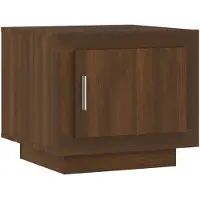 vidaXL Couchtisch Braun Eichen-Optik 51x50x45 cm Holzwerkstoff