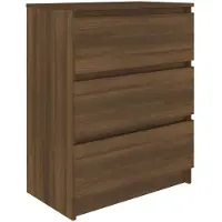 vidaXL Sideboard Braun Eichen-Optik 60x35x76 cm Holzwerkstoff
