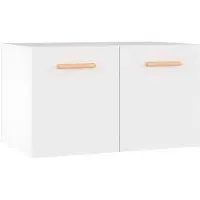 vidaXL Wandschrank Weiß 60x36,5x35 cm Holzwerkstoff