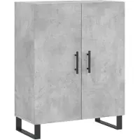 vidaXL Sideboard Betongrau 69,5x34x90 cm Holzwerkstoff