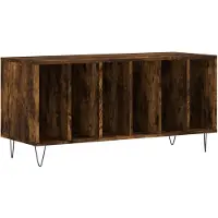 vidaXL Plattenschrank Räuchereiche 100x38x48 cm Holzwerkstoff