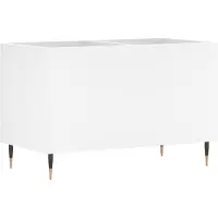 vidaXL Plattenschrank Weiß 74,5x38x48 cm Holzwerkstoff