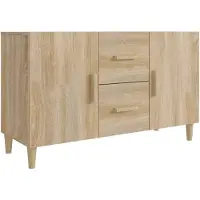 vidaXL Sideboard Sonoma-Eiche 100x36x60 cm Holzwerkstoff