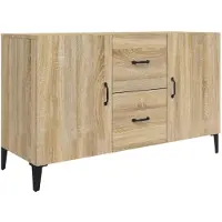 vidaXL Sideboard Sonoma-Eiche 100x36x60 cm Holzwerkstoff