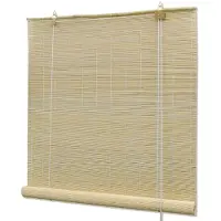 vidaXL Bambusrollo 140x220 cm Natur