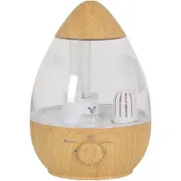 Cangaroo Ultraschall-Luftbefeuchter Skye Holzoptik Kühlnebelbefeuchter 2,5 Liter beige