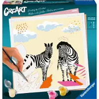 Ravensburger Malen nach Zahlen - CreArt - Zebra - Jolane Edition -23666