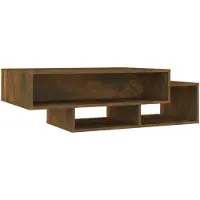 vidaXL Couchtisch Räuchereiche 105x55x32 cm Holzwerkstoff