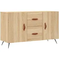vidaXL Sideboard Sonoma-Eiche 100x36x60 cm Holzwerkstoff