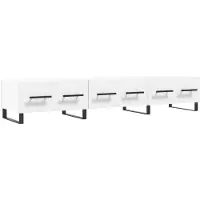 vidaXL TV-Schrank Weiß 150x36x30 cm Holzwerkstoff