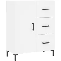 vidaXL Sideboard Weiß 69,5x34x90 cm Holzwerkstoff