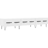 vidaXL TV-Schrank Weiß 150x36x30 cm Holzwerkstoff