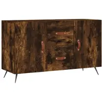 vidaXL Sideboard Räuchereiche 100x36x60 cm Holzwerkstoff