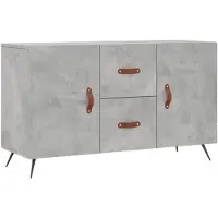 vidaXL Sideboard Betongrau 100x36x60 cm Holzwerkstoff