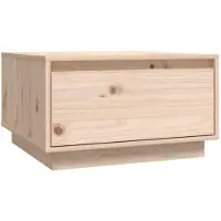 vidaXL Couchtisch 55x56x32 cm Massivholz Kiefer
