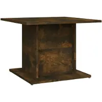 vidaXL Couchtisch Räuchereiche 55,5x55,5x40 cm Holzwerkstoff