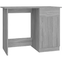 vidaXL Schreibtisch Grau Sonoma 100x50x76 cm Holzwerkstoff