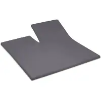 Cinderella Split Topper Spannbettlaken Anthracite (Doppel Jersey)-160 x 200/210 cm