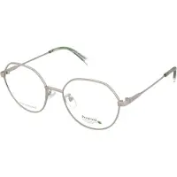Polaroid PLD D490/G Damen-Brille inkl. Gläser Vollrand Panto Metall-Gestell 52/18/145, silber