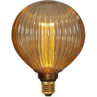 Star Trading LED Filament Lampe E27 Globe - G125 Softglow 1W 50lm 1800K Einerpack