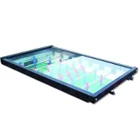 Norditalia , Glasabdeckung für Tischfußball "Storm" F-1 und F-2