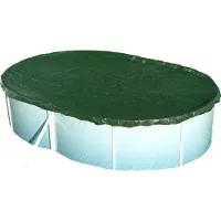 Steinbach Abdeckplane "Extra" für ovale Swimming Pool Stahlwandbecken blau 640 x 360 cm