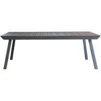 Gardissimo ESTABULO XL Alu-Ausziehtisch Gartentisch 216/297x100cm anthrazit