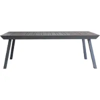 Gardissimo ausziehbarer Aluminium-Gartentisch / Ausziehtisch "Eterno" anthrazit 172 / 243 x 100 cm (L x B)