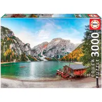 Educa Puzzle Pragser Wildsee im Herbst, Italien 3000 Teile