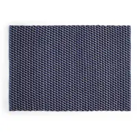 HAY Channel Teppich 140x200 Blue/White - , Blau, Stoff / Textil