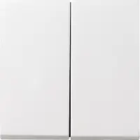 GIRA Giersiepen GIRA 026603 Wippe 2fach+Set IP44 Standard 55,E2 Reinweiß glänzend