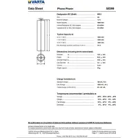 Varta Akku passend für MBO CT1600, CT1650, CT1680, CT1800 NiMH Akku 1600mAh