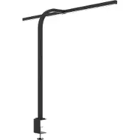 Unilux LED-Tischleuchte Strata, 19 W, 2046 lm, 3000-6500 K, dimm- & schwenkbar, schwarz